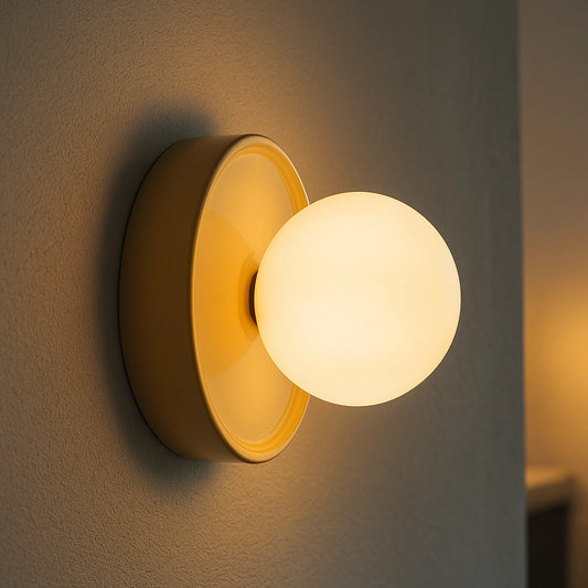Zeno Modern Ceramic Orb Wall Light