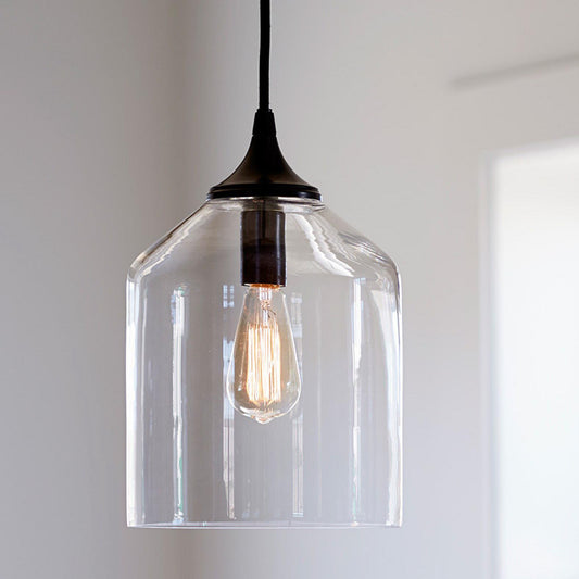 Bex Clear Glass Pendant Light