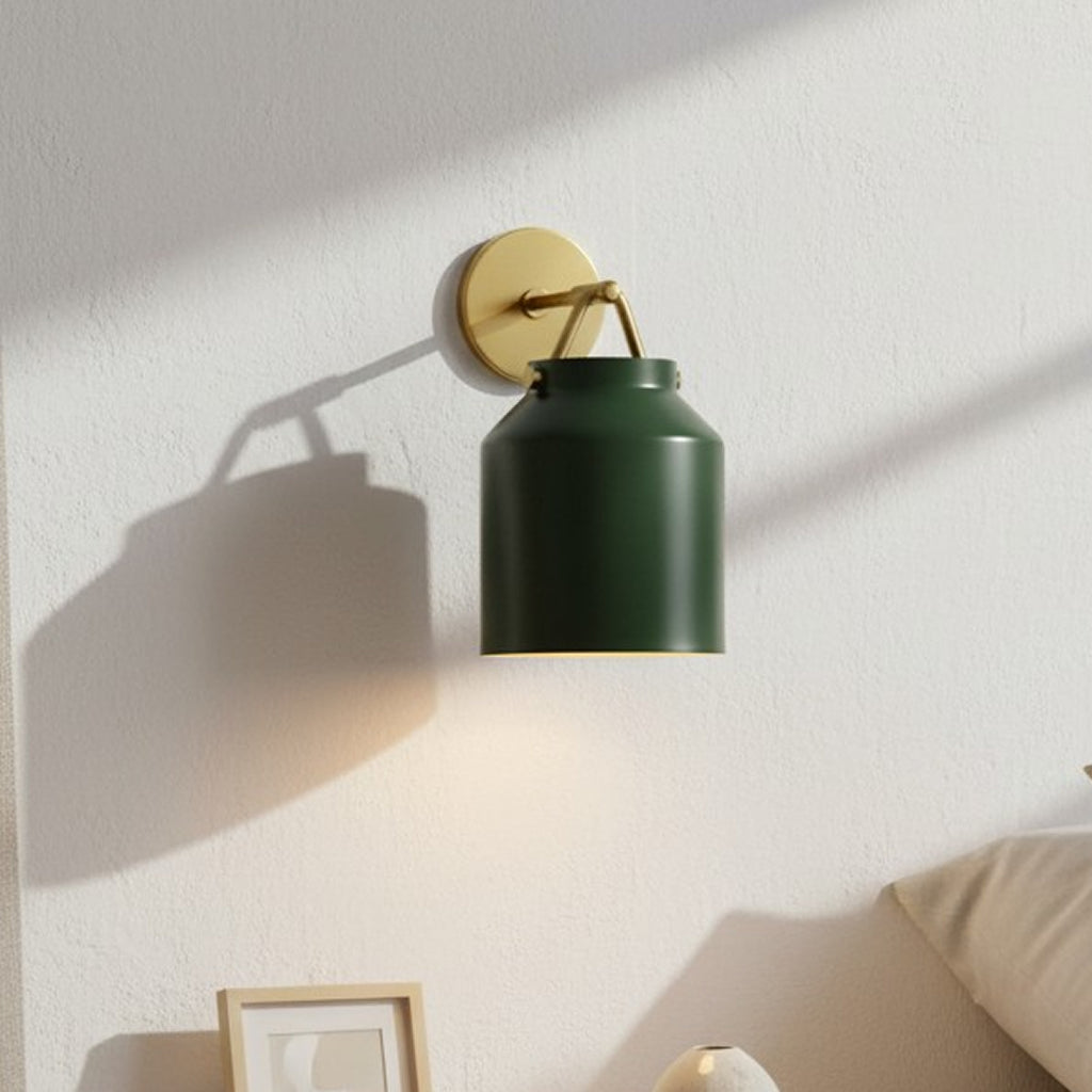 Scandinavia Modern Nordic Matte Morandi Metal Sconce | LuciaLiving