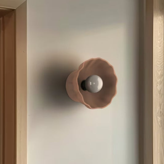 Kaito Wabi-Sabi Ceramic Flower Wall Sconce