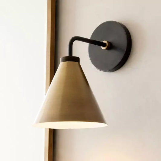 Beck Industrial Metal Tapered Sconce