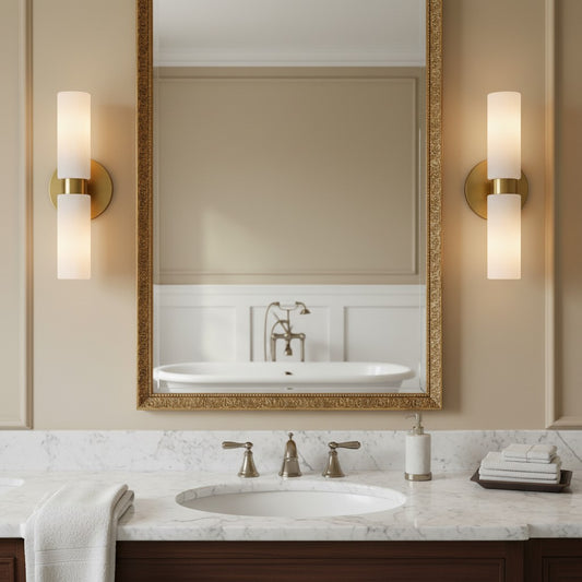 Bastian Minimalist Cylindrical Fluted Glass Wall Sconce