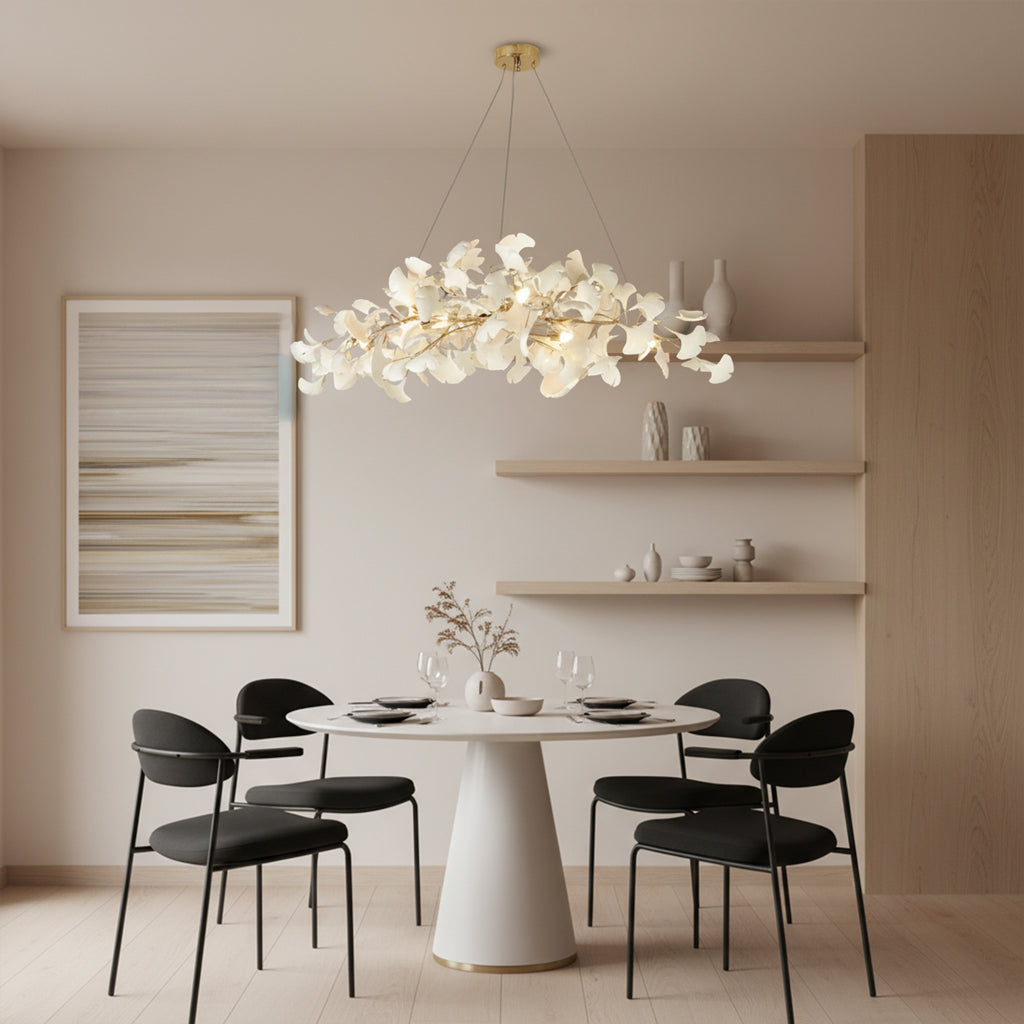 Aurelia Modern Organic Ginkgo Chandelier | LuciaLiving – Lucia Living