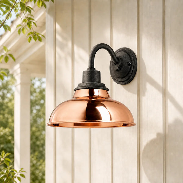 12" Industriële Koepel Metalen Wandlamp
