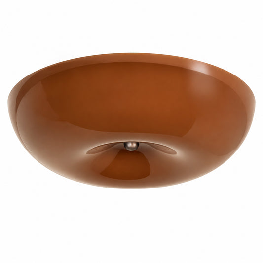 Peredur Vintage Polished Glass Round Ceiling Light