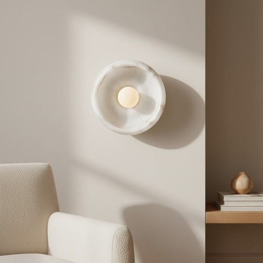 Alastor Retro Round Bowl Shade Wall Sconce