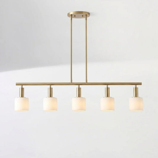 Modern Porcelain White 3-light Chandelier