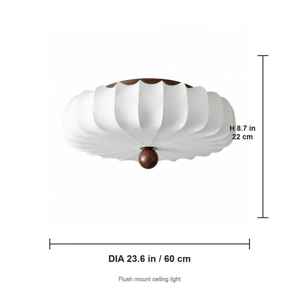 Alina ceiling light dimensions 23.6 inches diameter by 8.7 inches high