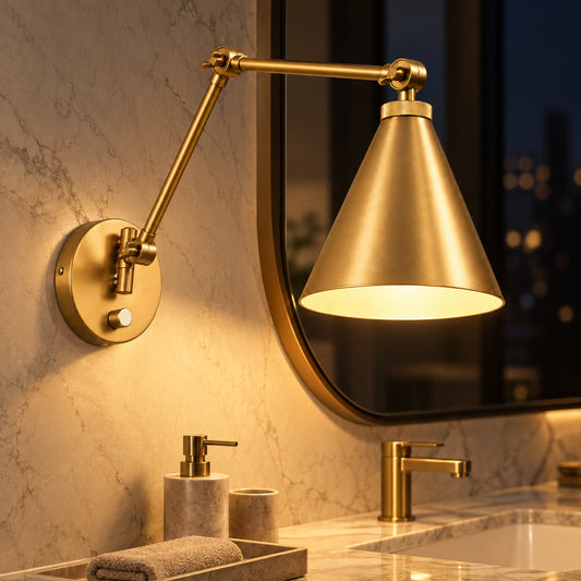 Beck Industrial Tapered Metal Wall Sconce