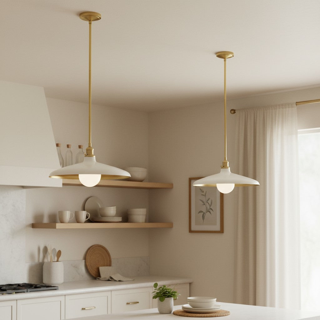 Ansel Farmhouse Metal Pole Pendant Light| LuciaLiving – Lucia Living