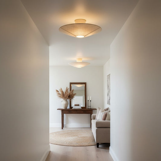 Stacy Modern Weave Semi Flush Mount Ceiling Light