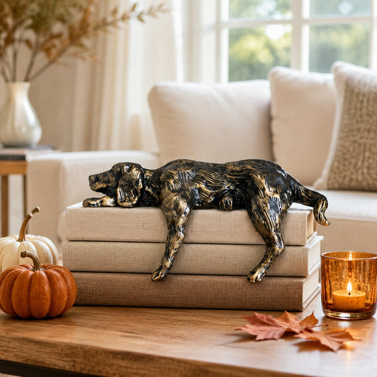 Edmund Modern Minimalist Iron Lazy Dog Figurine