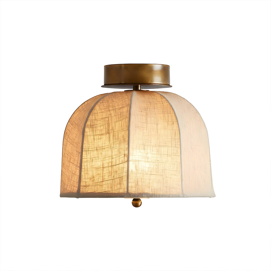 Vanna Vintage Linen Trumpet Ceiling Light | LuciaLiving – Lucia Living