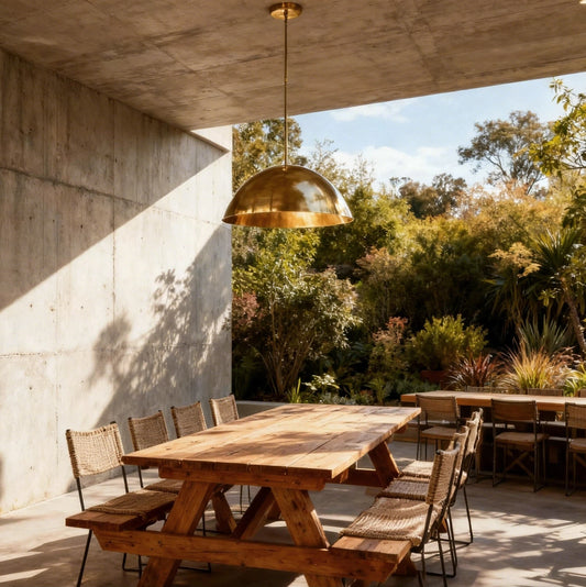 Ewan Industrial Metal Dome Pendant Light