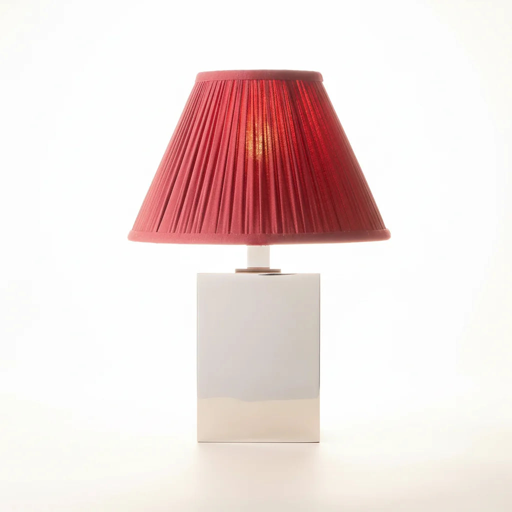 Blair Classic Brass Tapered Fabric shade Table Lamp