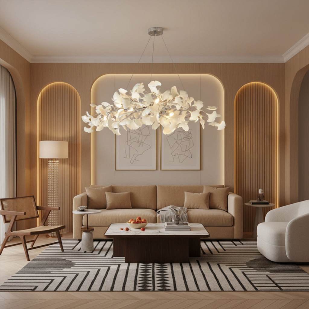 Aurelia Modern Organic Ginkgo Chandelier | LuciaLiving – Lucia Living