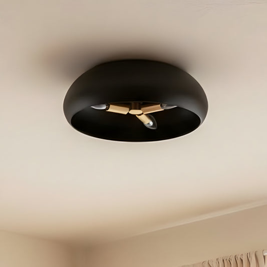 Hudson Modern Ceramic Round Ceiling Light
