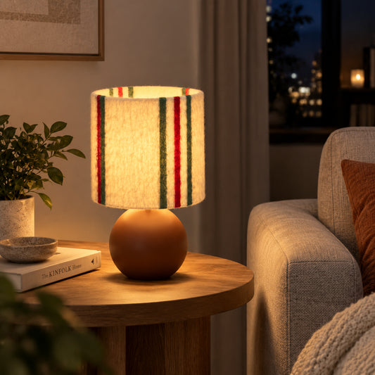 Rynah Christmas Cozy Felt Cylinder Table Light
