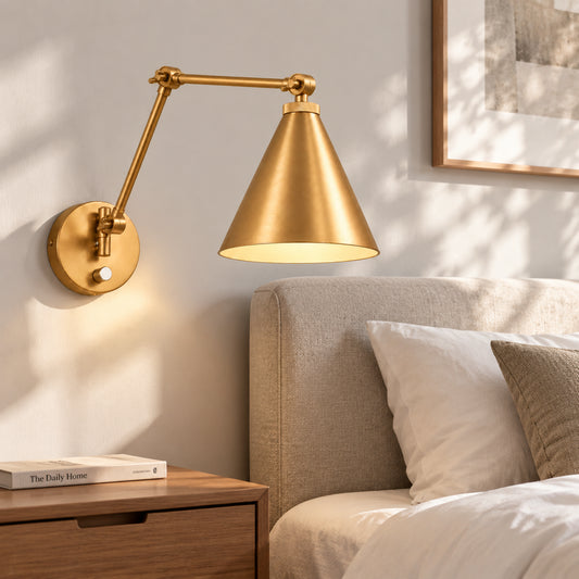 Beck Industrial Tapered Metal Wall Sconce