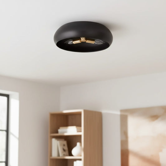 Hudson Modern Ceramic Round Ceiling Light