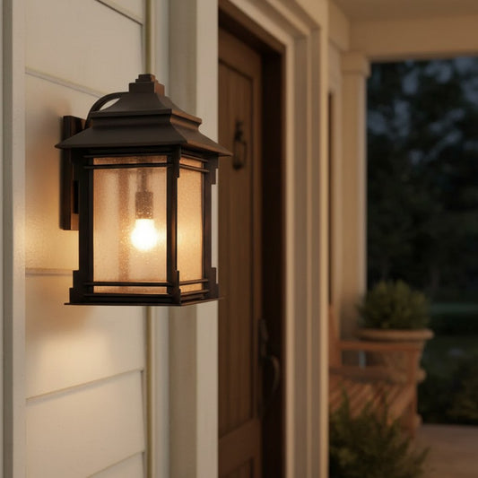 Maxim Farmhouse Rustic Mission  Outdoor Wall Light