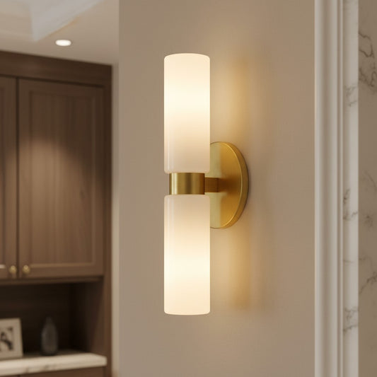 Bastian Modern Smooth Glass Wall Sconce
