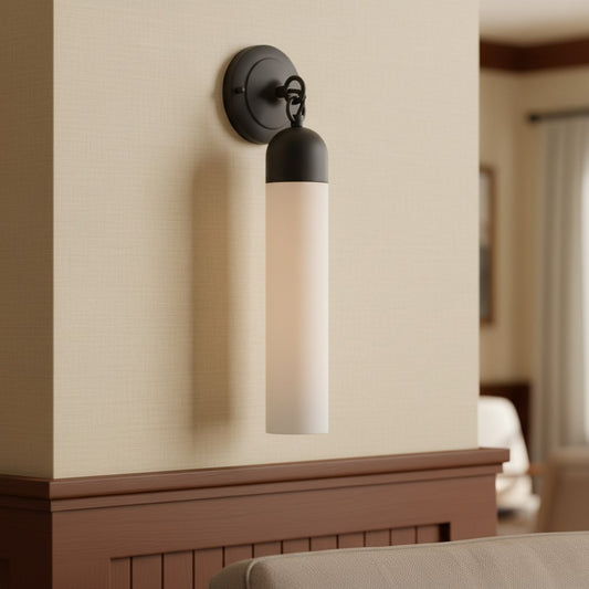 Linet Modern Elegant Cylindric Wall Sconce