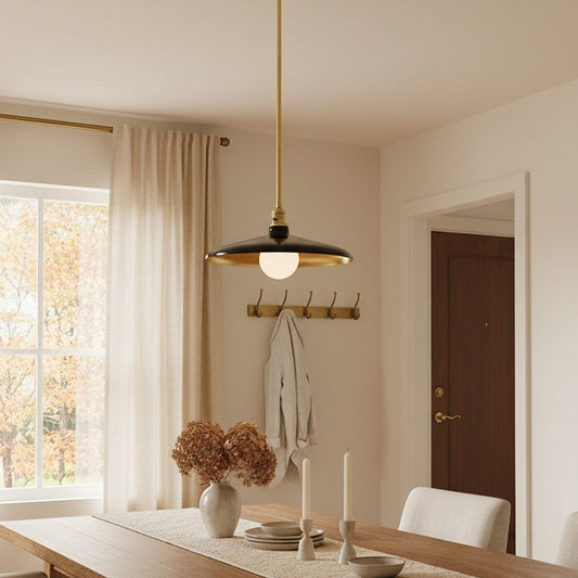 Pyrae Farmhouse Metal Pole Pendant Light