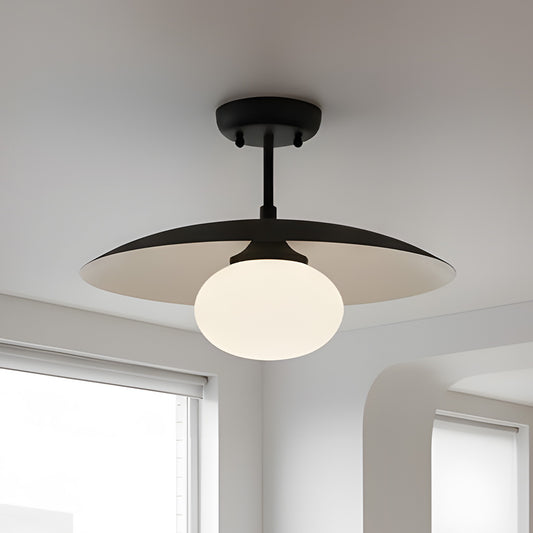 Vianne Modern Metal Semi Flush Mount Light