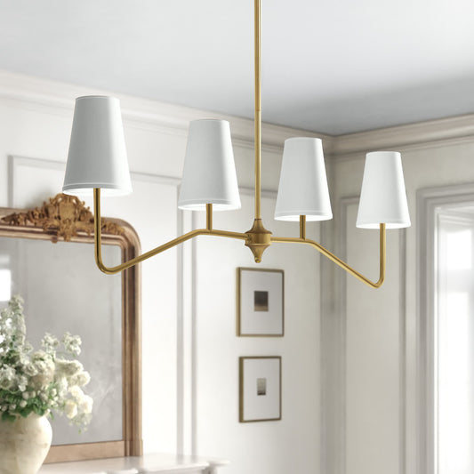 Clover Farmhouse 4-Light Kitchen Island Chandelier