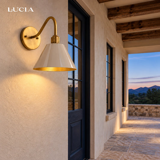 Penia Modern Classic Industrial Tapered Sconce