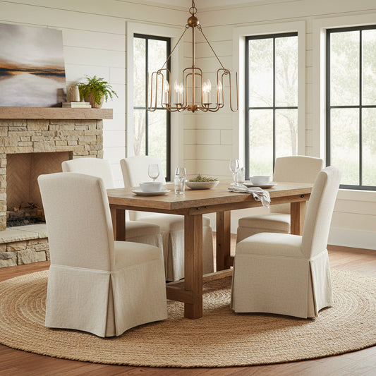 Bronwen Retro Farmhouse 6-Light Drum Metal Pendant Light