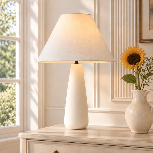 Pthir Modern Minimalist Concrete Taper Table Light
