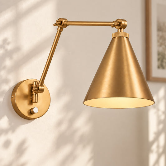 Beck Industrial Tapered Metal Wall Sconce