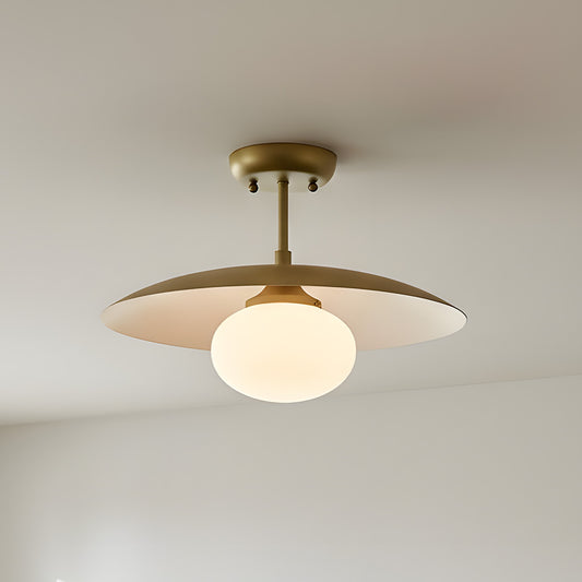 Vianne Modern Metal Semi Flush Mount Light