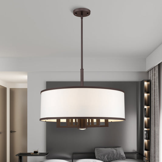 Winry 7-Light Dimmable Drum Chandelier