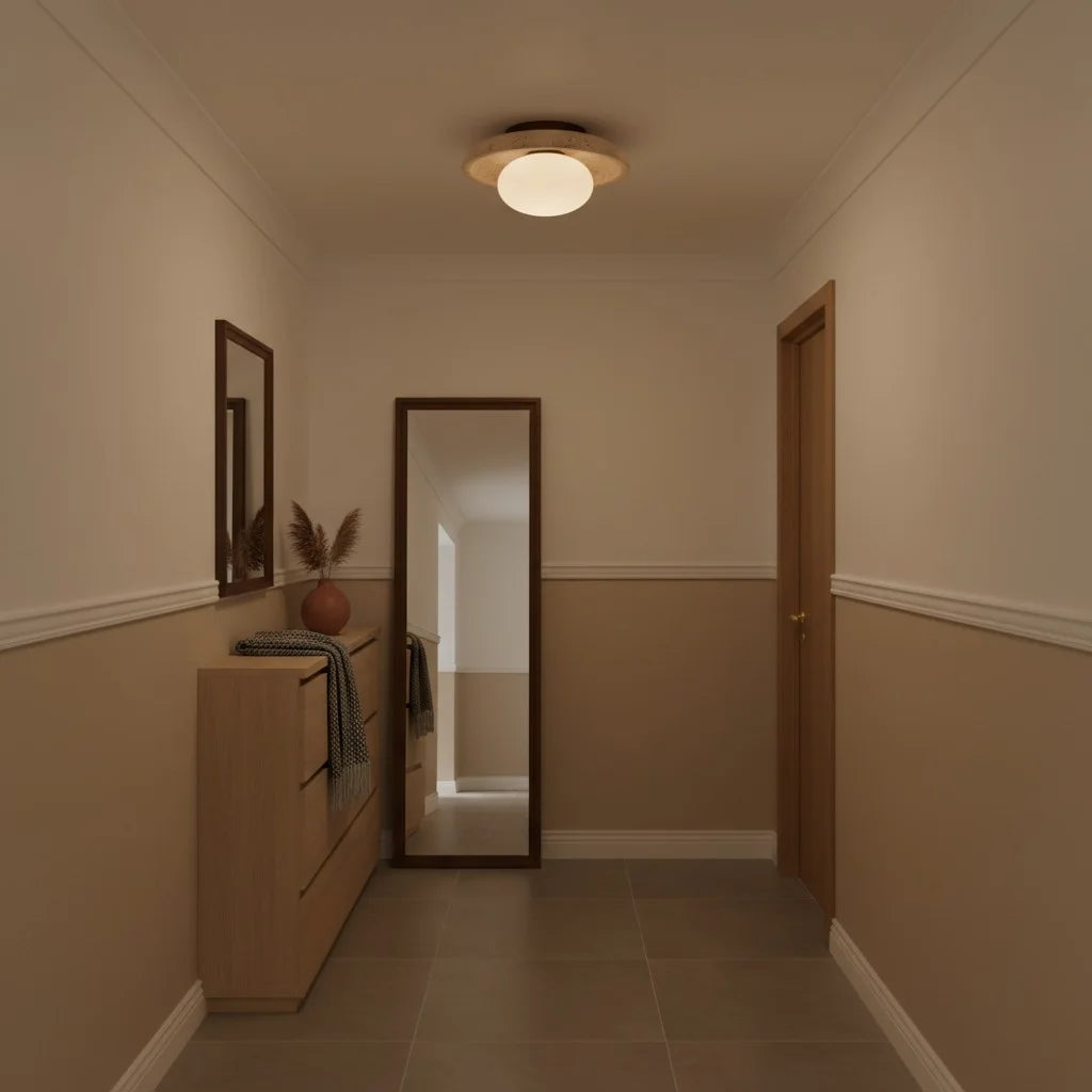 Alaey Modern Travertine Glass Round Dome Ceiling Light17.webp__PID:219c863a-b376-40b9-946a-10100c661c69