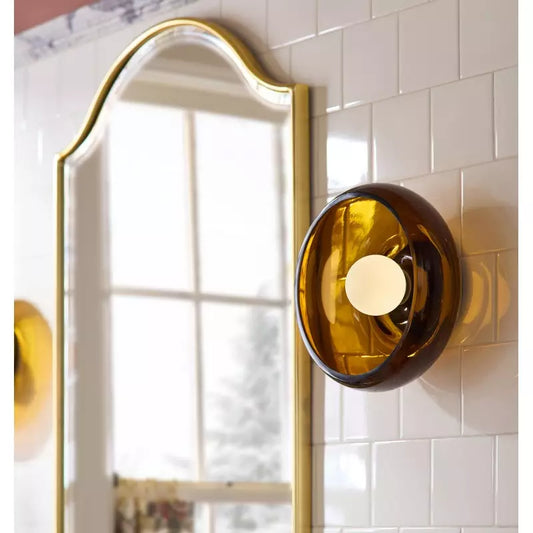Alastor Retro Round Bowl Shade Wall Sconce