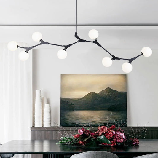 Alessia Contemporary Branching Globe Chandelier