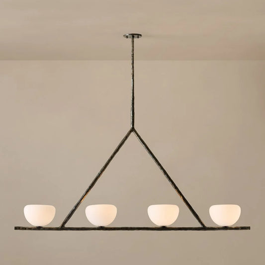 Alice Vintage 4-Light Dark Bronze Pendant Light