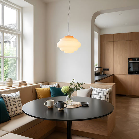 Alistair Modern Gradient Cloud Glass Pendant Light