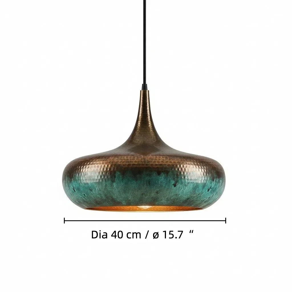 Alviro Vintage Hammered Copper Dome Pendant Light.webp__PID:ae53805a-0d99-43d6-acb8-8b4517086b9f