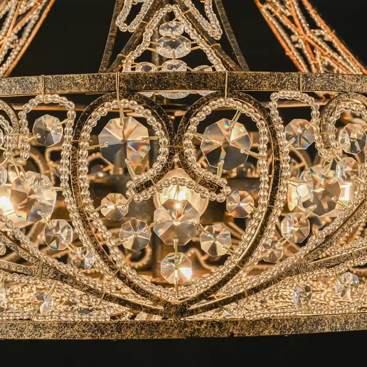 Arden Luxury 6-Light Crystal Drum Chandelier