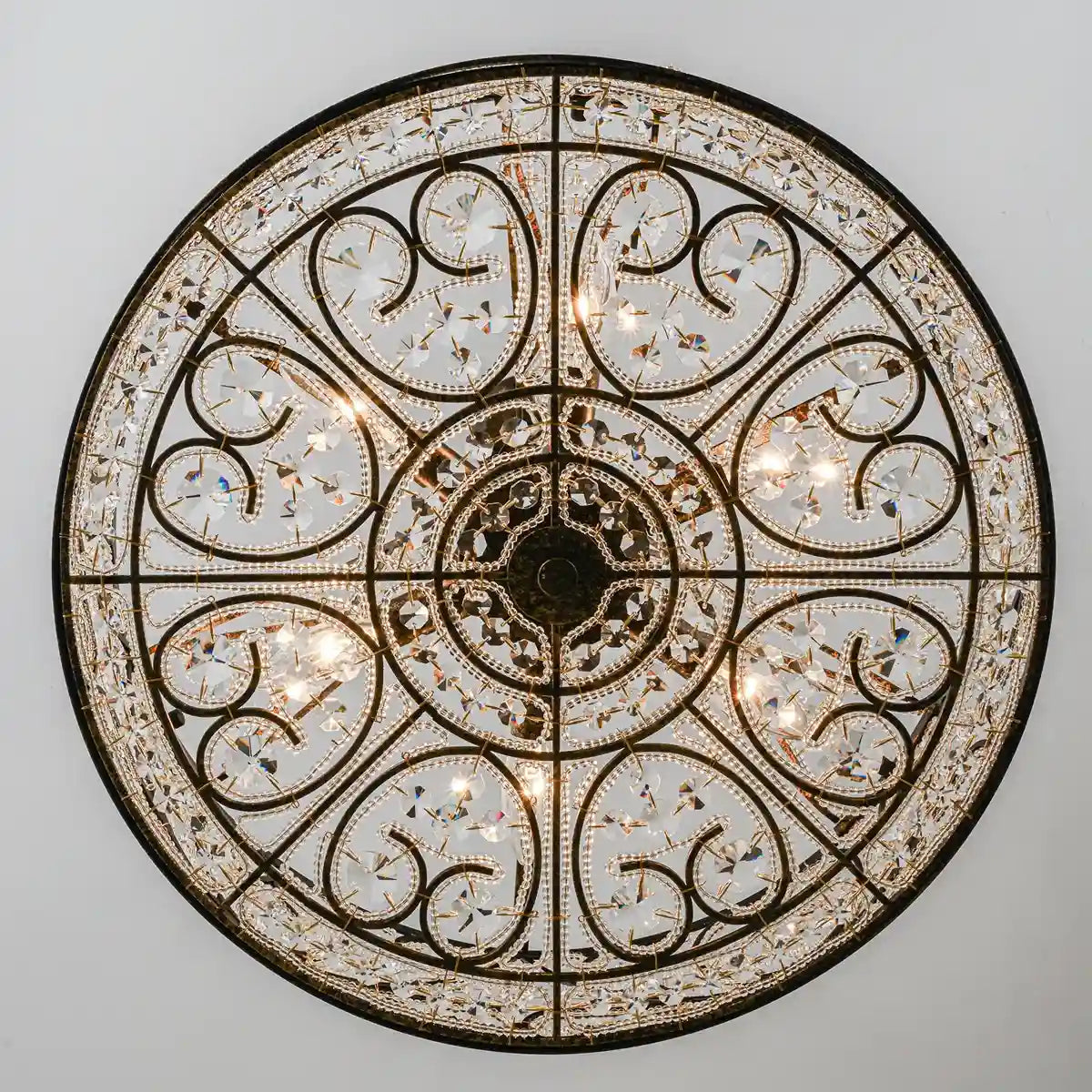 Arden Luxury 6-Light Crystal Drum Chandelier