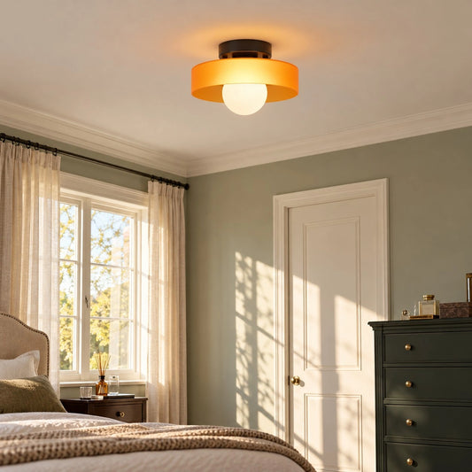 Astrid Retro Colorful Glass Ceiling Light