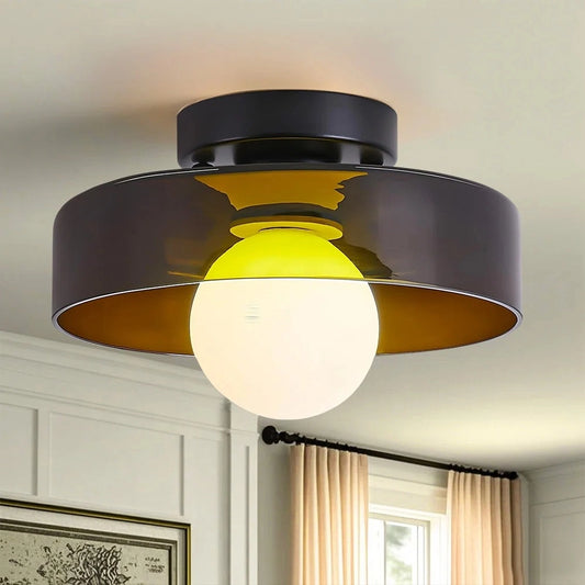 Astrid Retro Colorful Glass Ceiling Light
