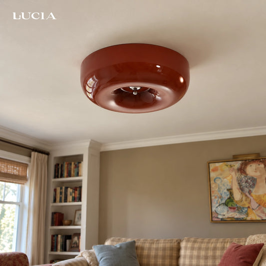 Auden Disc Glass Nordic Dimmable Ceiling Light