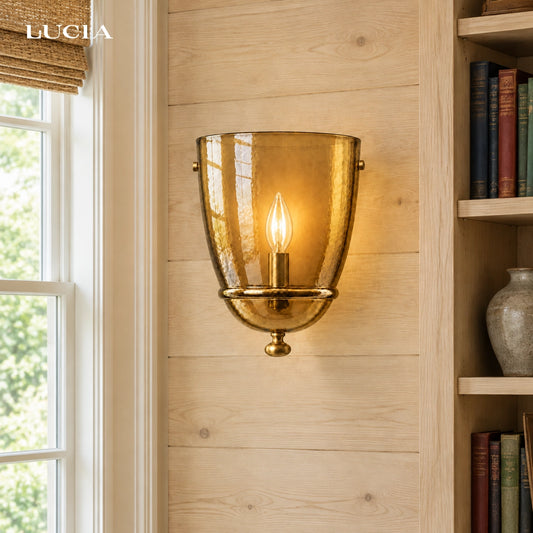 Barnaby Gradient Glass Cup Wall Sconce