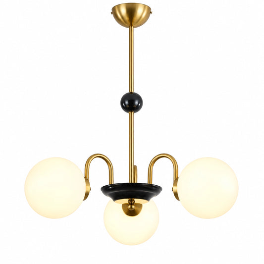 Blythe Multi Head Glass Globe Chandelier