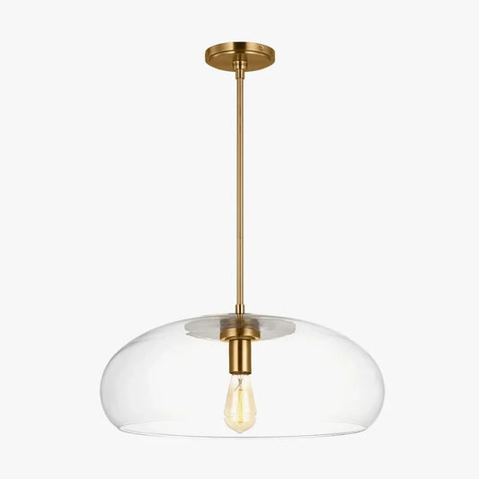 Brizo Modern Round Clear Glass Pendant Light